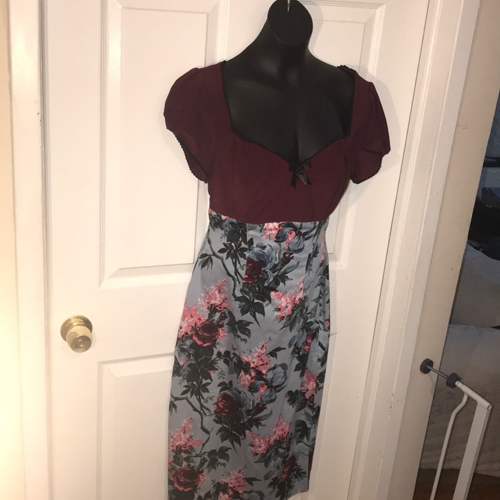 Vintage style, pinup girl dress